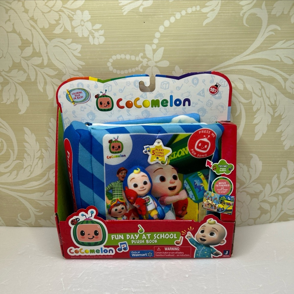 Fun Day at School Plush Book - Blue